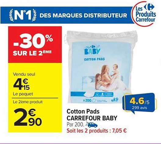 Cotton Pads CARREFOUR BABY