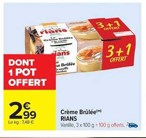 Crème Brûlée(m) RIANS