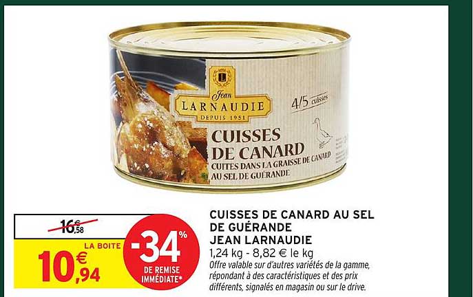 CUISSES DE CANARD AU SEL DE GUÉRANDE