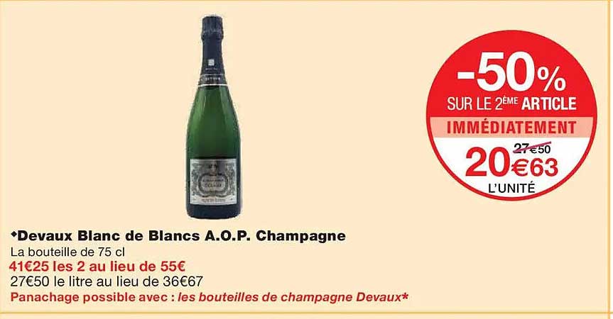 Devaux Blanc de Blancs A.O.P. Champagne