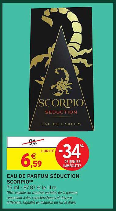 EAU DE PARFUM SÉDUCTION SCORPIO