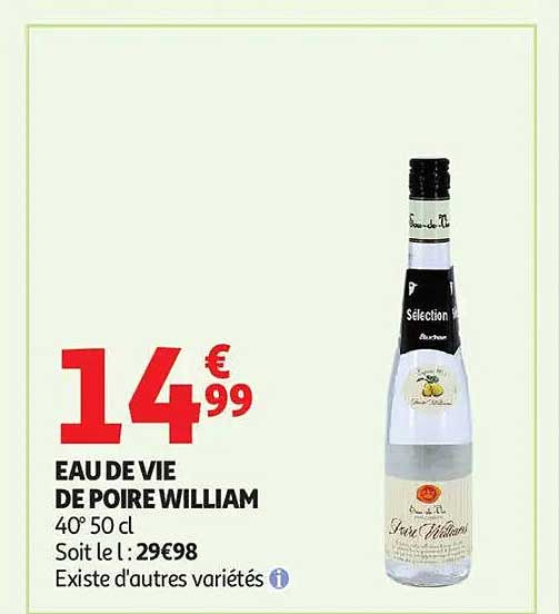 EAU DE VIE DE POIRE WILLIAM