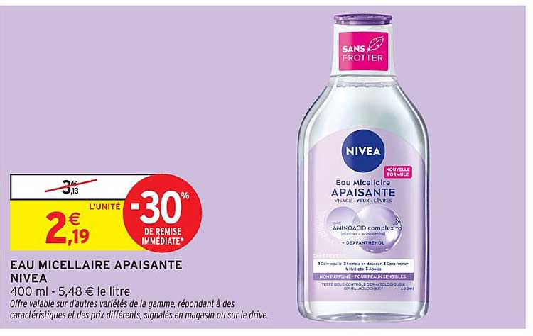 EAU MICELLAIRE APAISANTE NIVEA
