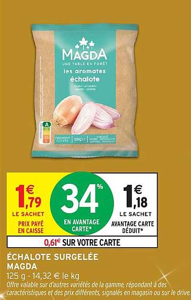 ÉCHALOTE SURGELÉE MAGDA