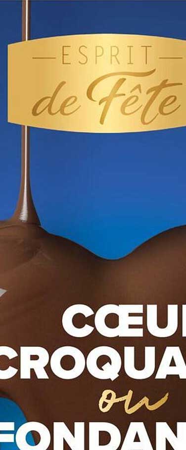 Esprit de Fête Coeur Croquant ou Fondant
