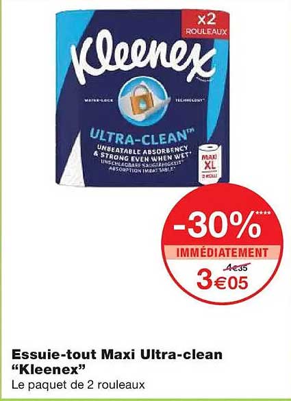 Essuie-tout Maxi Ultra-clean "Kleenex"