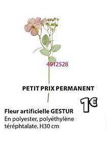 Fleur artificielle GESTUR