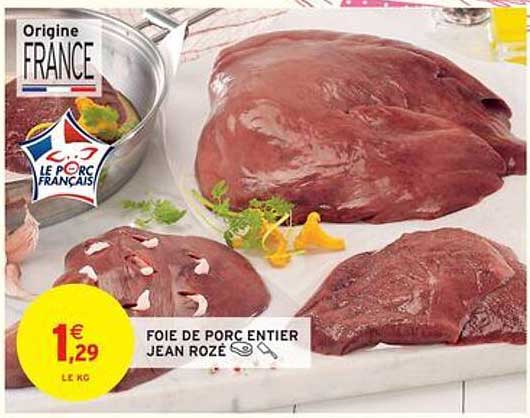 FOIE DE PORC ENTIER JEAN ROZÉ