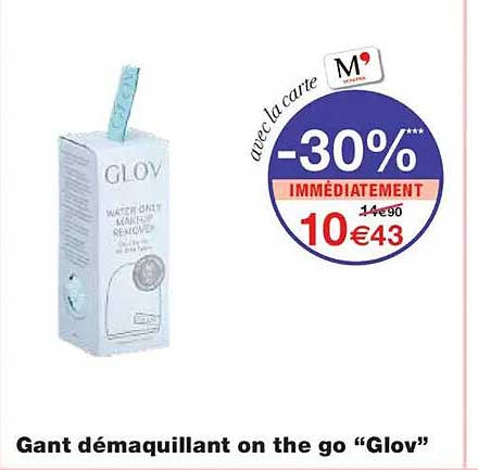 Gant démaquillant on the go “Glov”