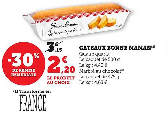 GATEAUX BONNE MAMAN