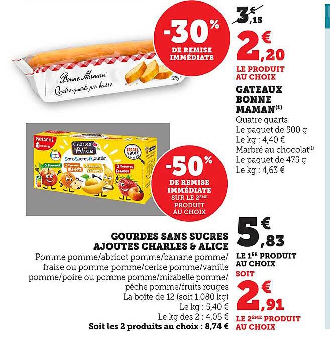 GÂTEAUX BONNE MAMAN