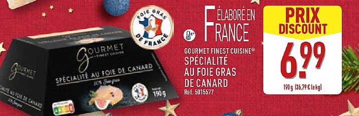 GOURMET FINEST CUISINE® SPÉCIALITÉ AU FOIE GRAS DE CANARD