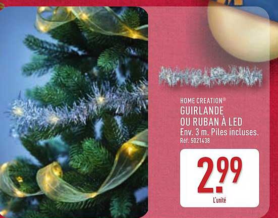 GUIRLANDE OU RUBAN À LED