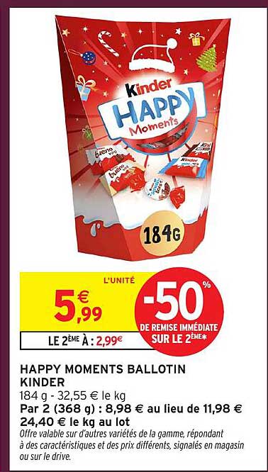 HAPPY MOMENTS BALLotin KINDER