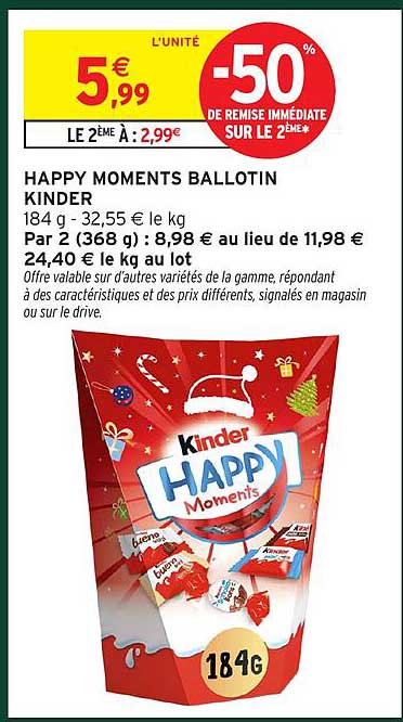 HAPPY MOMENTS BALLOTIN KINDER
