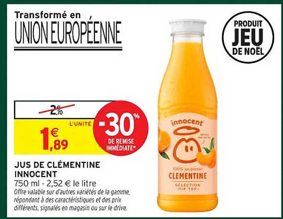 JUS DE CLÉMENTINE INNOCENT