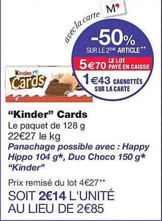 "Kinder" Cards