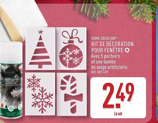 KIT DE DÉCORATION POUR FENÊTRE