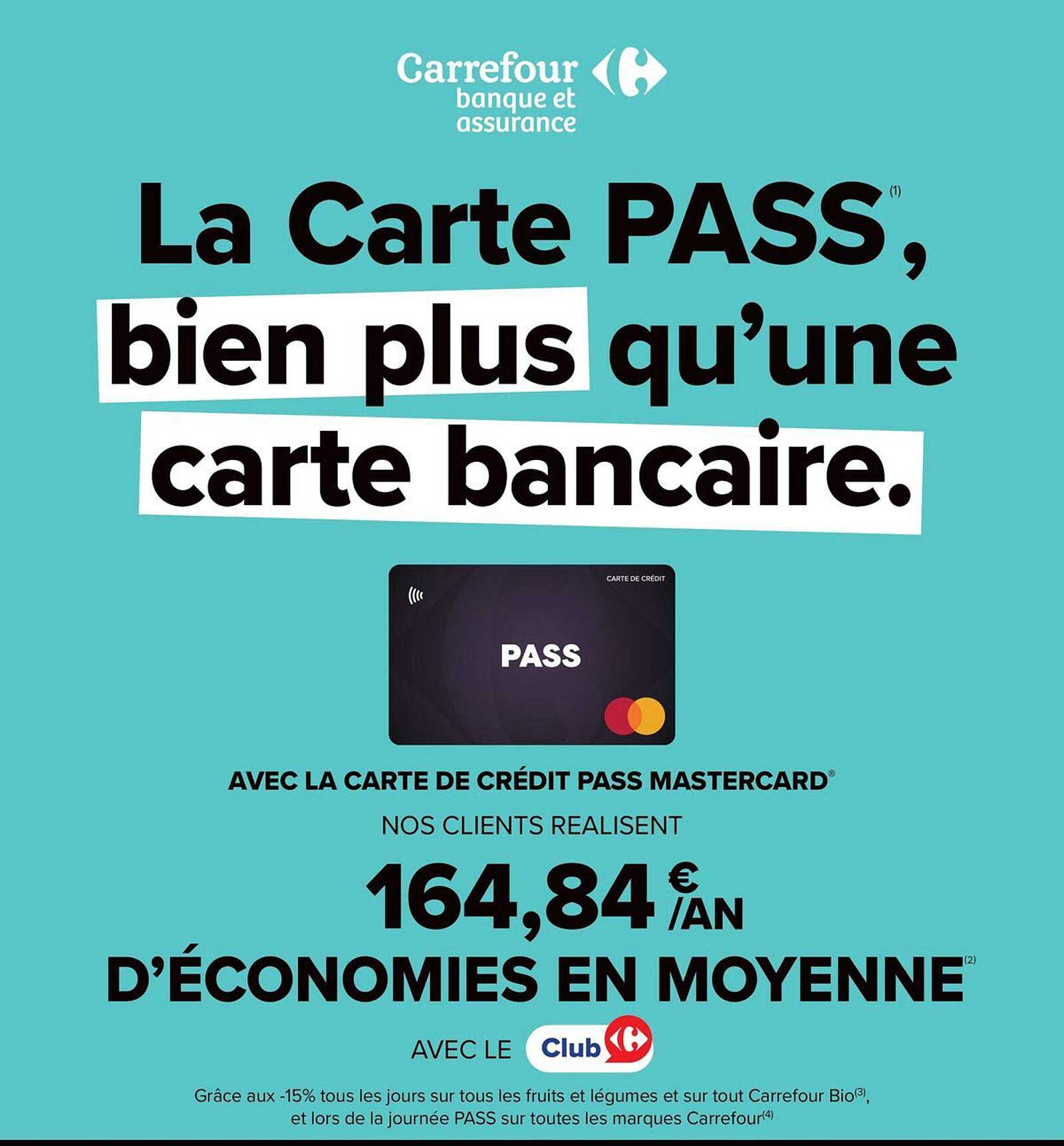 La Carte PASS, bien plus qu’une carte bancaire.