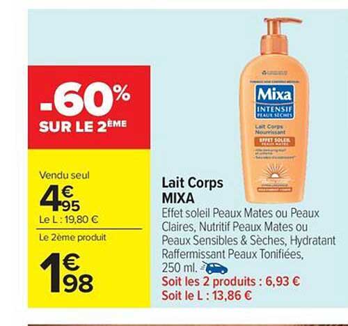 Lait Corps MIXA