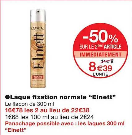 Laque fixation normale “Elnett”