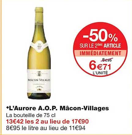 L’Aurore AOP Mâcon-Villages