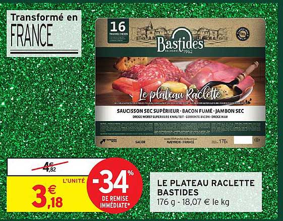 LE PLATEAU RACLETTE BASTIDES