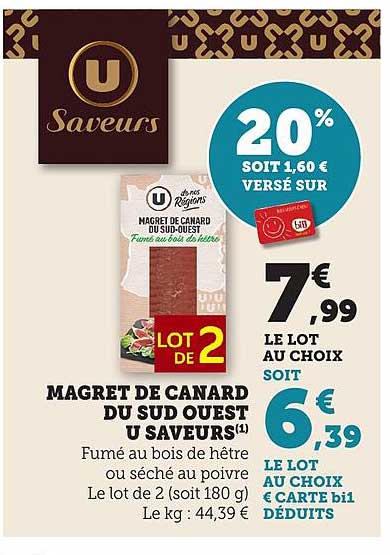 MAGRET DE CANARD DU SUD OUEST U SAVEURS