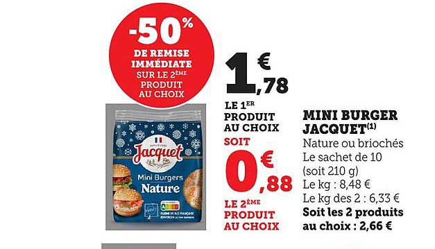 MINI BURGER JACQUET