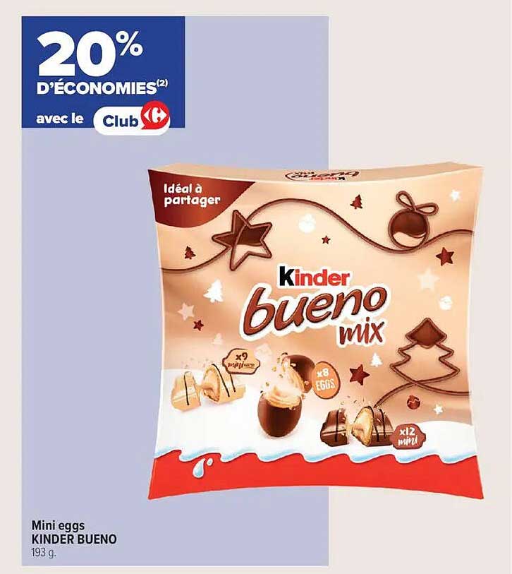 Mini eggs KINDER BUENO