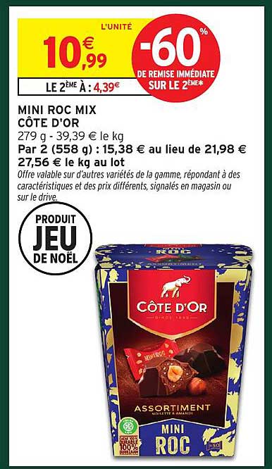 MINI ROC MIX CÔTE D'OR