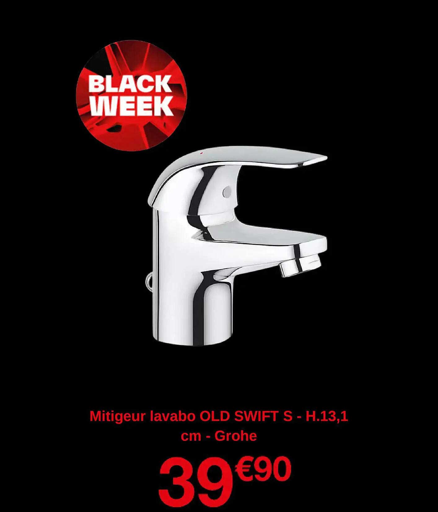 Mitigeur lavabo OLD SWIFT S - H.13,1 cm - Grohe