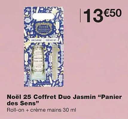 Noël 25 Coffret Duo Jasmin “Panier des Sens”
