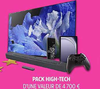 PACK HIGH-TECH D’UNE VALEUR DE 4 700 €