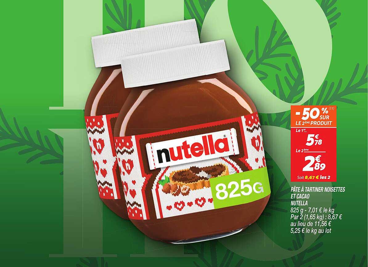 PÂTE À TARTINER NOISETTES ET CACAO NUTELLA