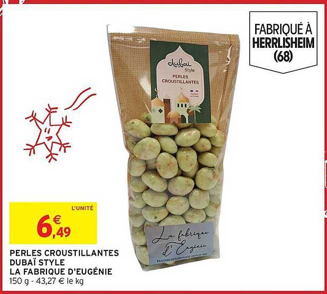 PERLES CROUSTILLANTES DUBAÏ STYLE