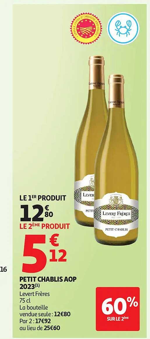 PETIT CHABLIS AOP 2023