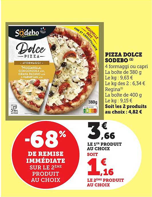 PIZZA DOLCE SODEBO