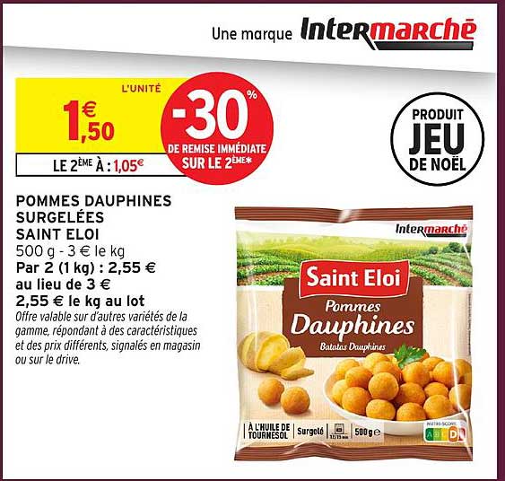 POMMES DAUPHINES SURGELÉES SAINT ELOI