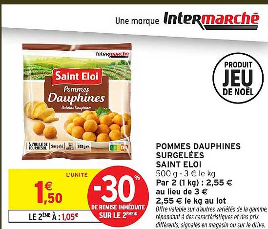 Pommes Dauphines Surgelées Saint Eloi