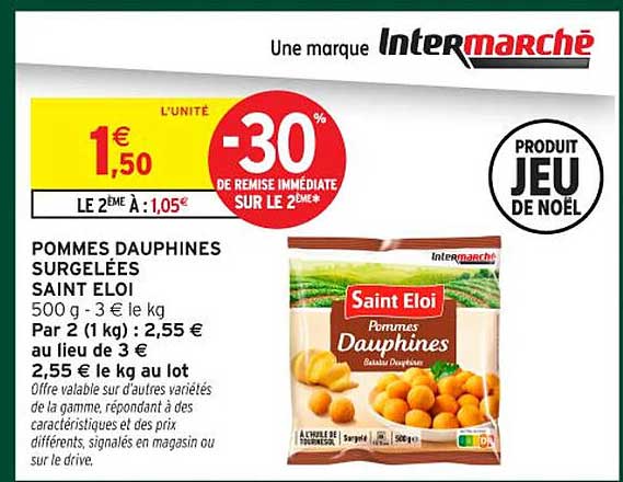 Pommes Dauphines Surgelées Saint Eloi