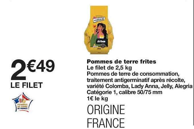 Pommes de terre frites