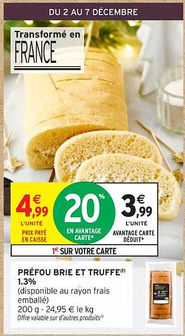 PRÉFOU BRIE ET TRUFFE