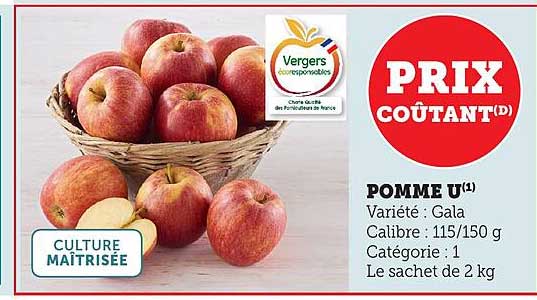 PRIX COÛTANT(D) POMME U(1)