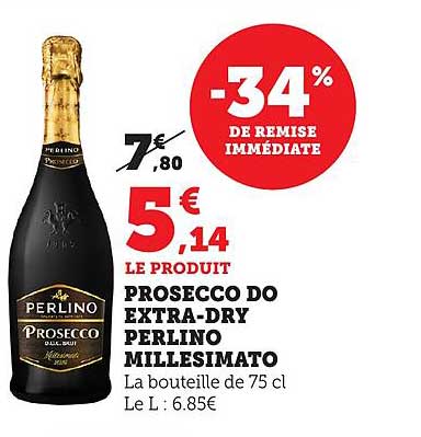 PROSECCO DO EXTRA-DRY PERLINO MILLESIMATO