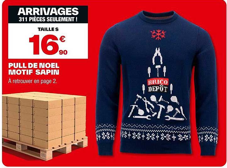 PULL DE NOEL MOTIF SAPIN