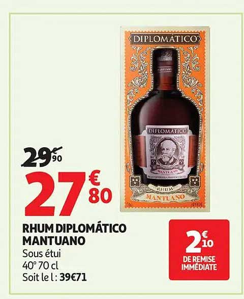 RHUM DIPLOMÁTICO MANTUANO