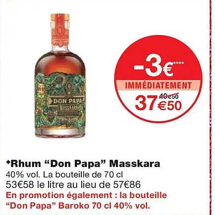 Rhum "Don Papa" Masskara