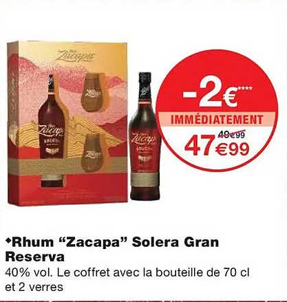 Rhum “Zacapa” Solera Gran Reserva