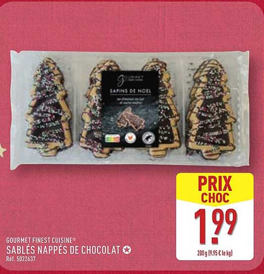 Sablés Nappés de Chocolat